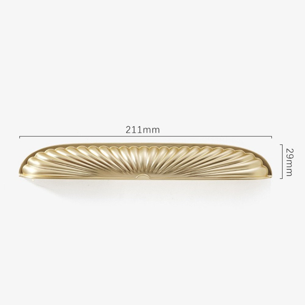 Furniture Hardware Parts - Wielokolorowe uchwyty meblowe w kształcie muszli,