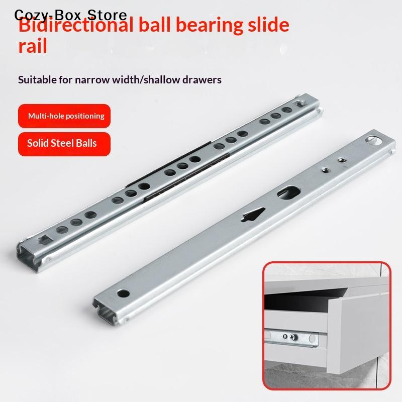 Furniture Rails Hardware - [ZY] 2 szt. Prowadnice do szuflad