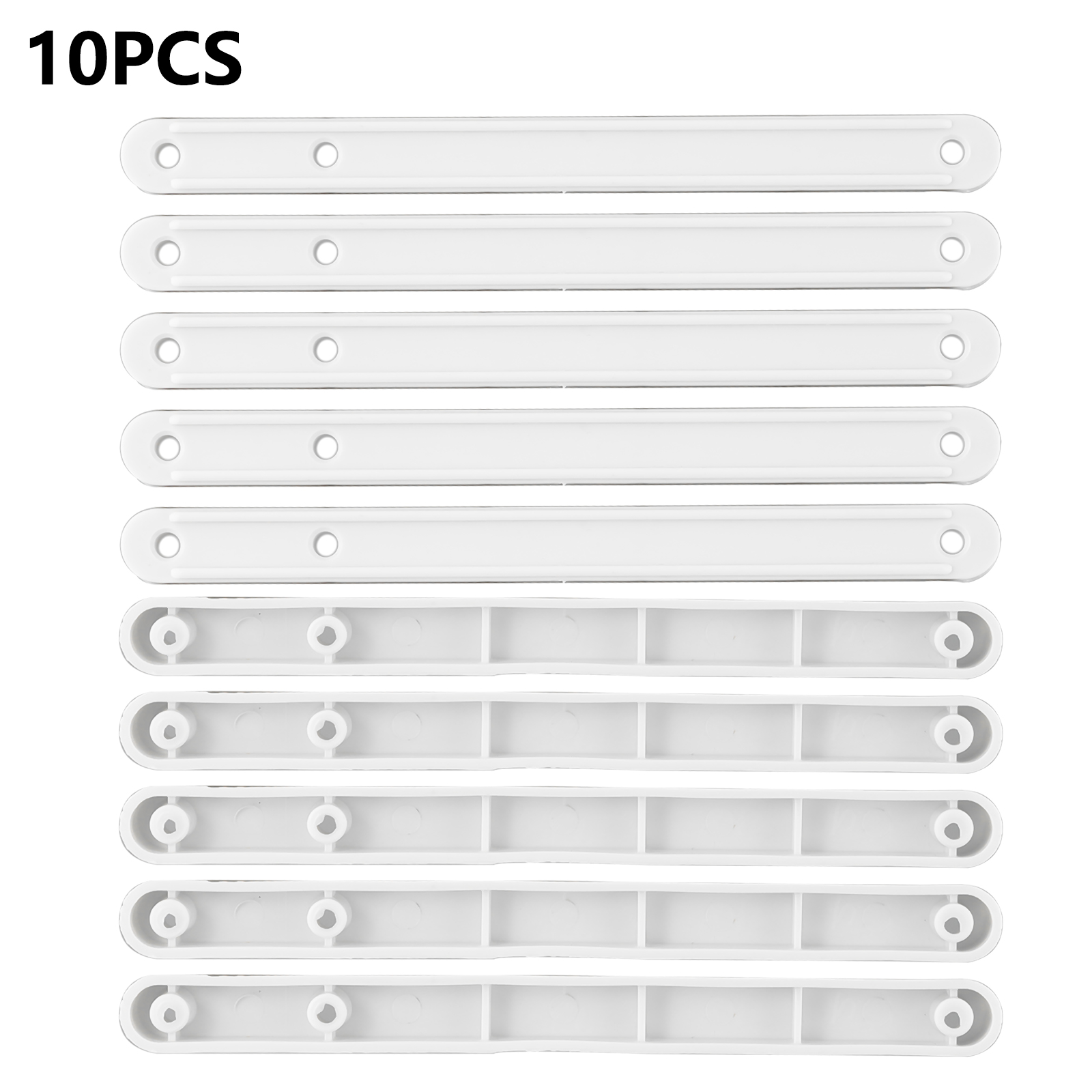 Furniture Rails Hardware - 10 szt. Szyny do szuflad, plastikowe