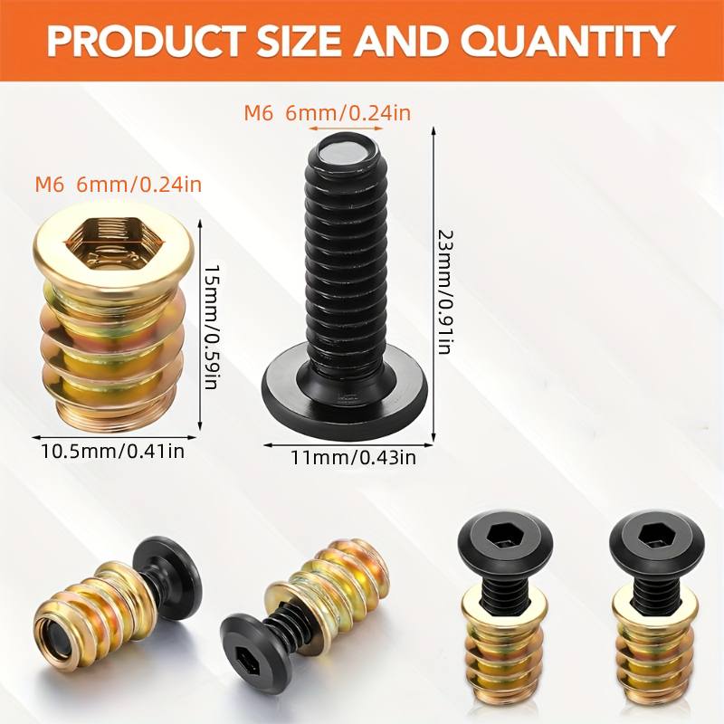 Furniture Hardware Bolts - Zestaw narzędzi do gwintów wciskanych do