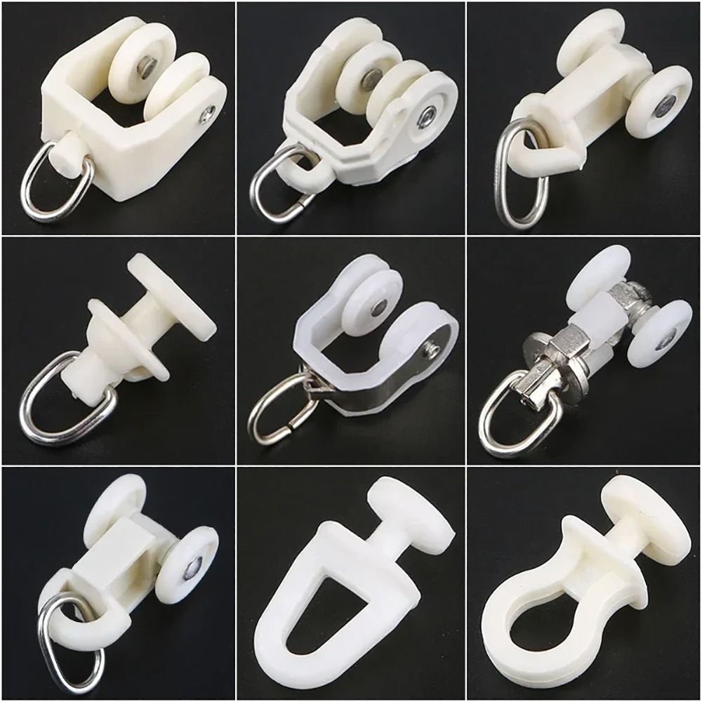 Furniture Rails Hardware - 10 szt. Proste i zakrzywione rolki
