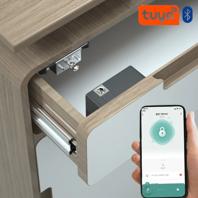 Furniture Hardware Bolts - Inteligentny zamek do szafek Tuya, bezkluczykowy,