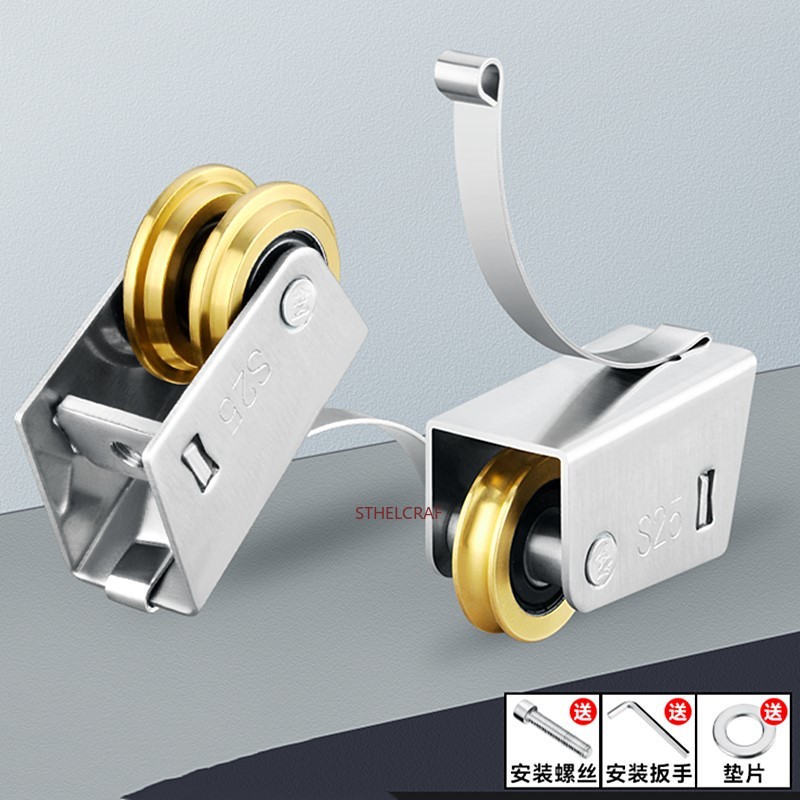 2 szt. Rolki do drzwi prysznic – Furniture Rails Hardware recenzja i cena