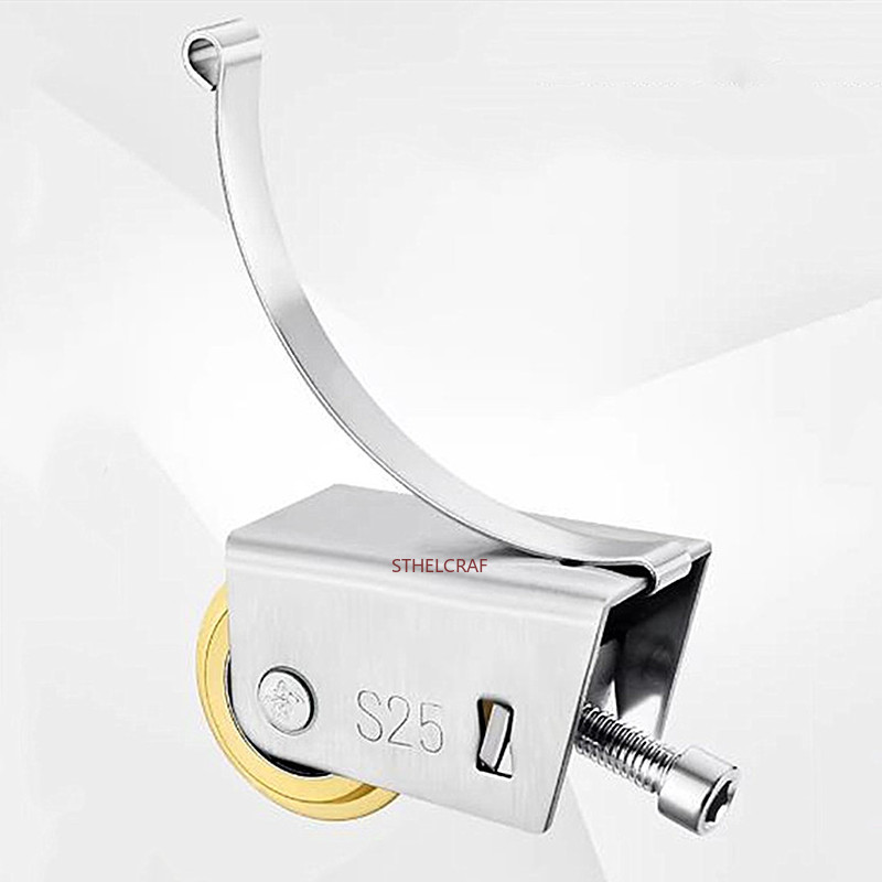 2 szt. Rolki do drzwi prysznic – Furniture Rails Hardware recenzja i cena