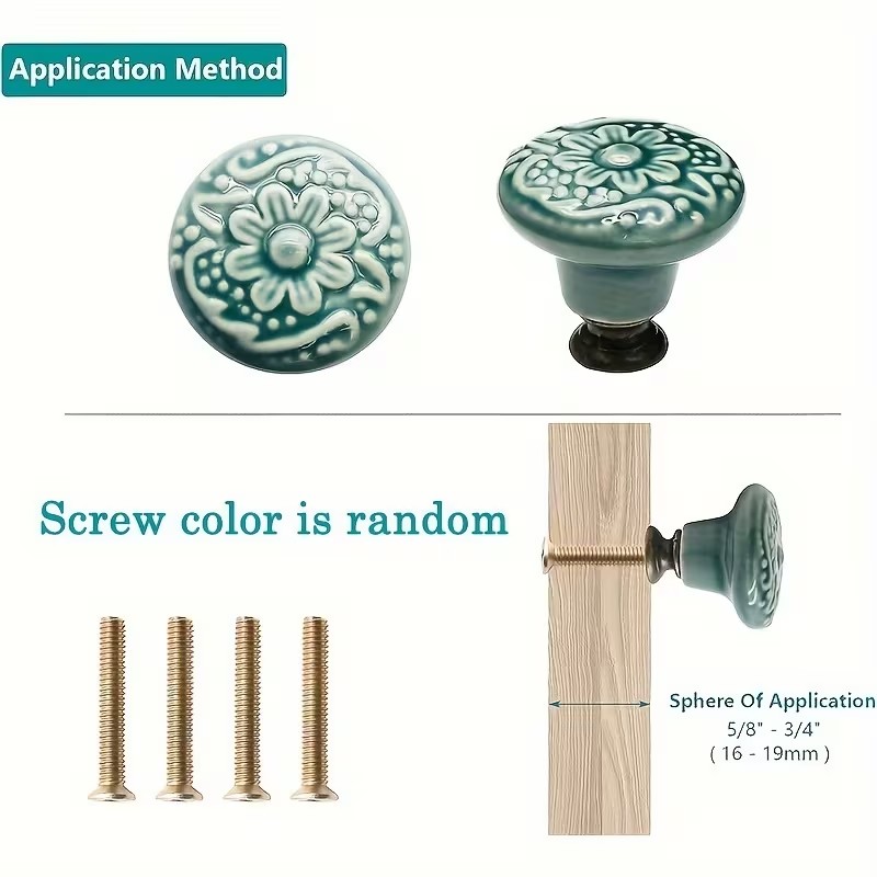 12 szt. ceramicznych gałek do  – Furniture Hardware Bolts recenzja i cena