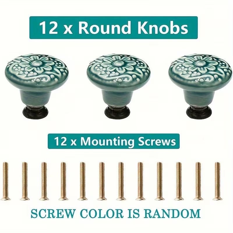 12 szt. ceramicznych gałek do  – Furniture Hardware Bolts recenzja i cena
