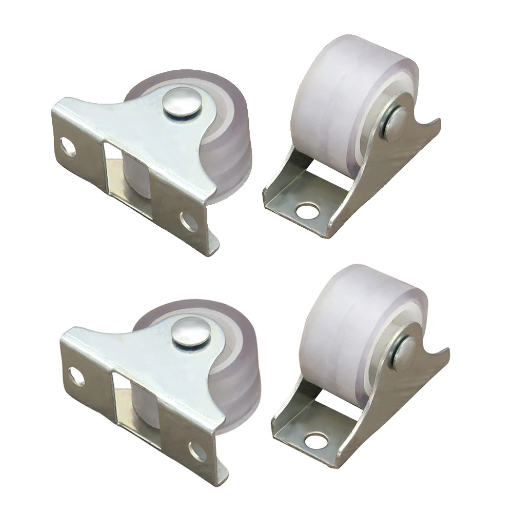 4 szt. Białe kółka na szynę, m – Furniture Rails Hardware recenzja i cena