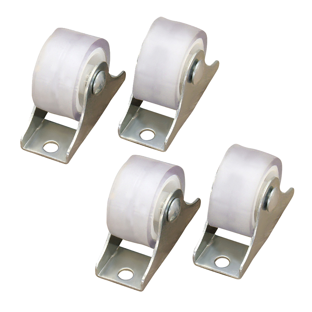 4 szt. Białe kółka na szynę, m – Furniture Rails Hardware recenzja i cena