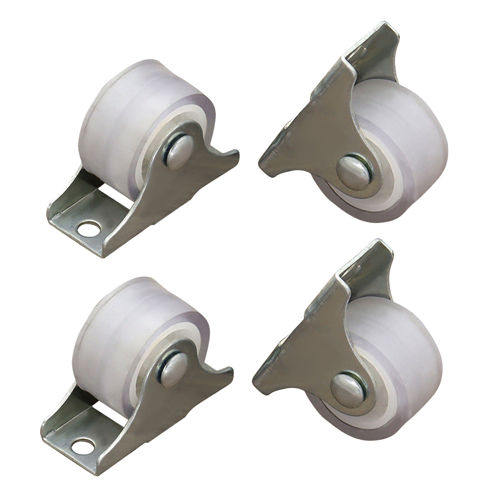 4 szt. Białe kółka na szynę, m – Furniture Rails Hardware recenzja i cena