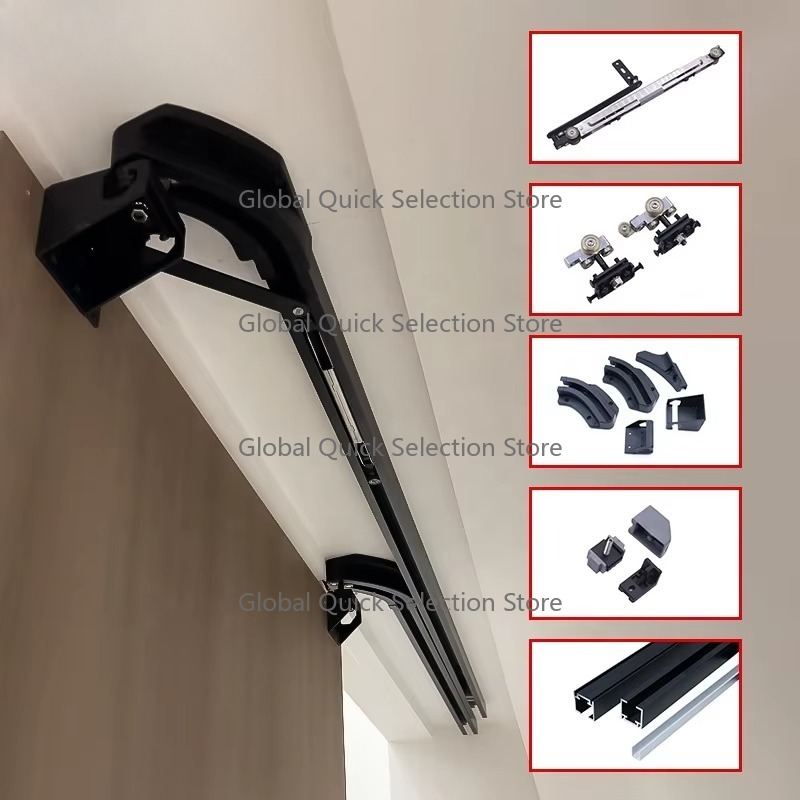 System przesuwny do drzwi wózk – Furniture Rails Hardware recenzja i cena
